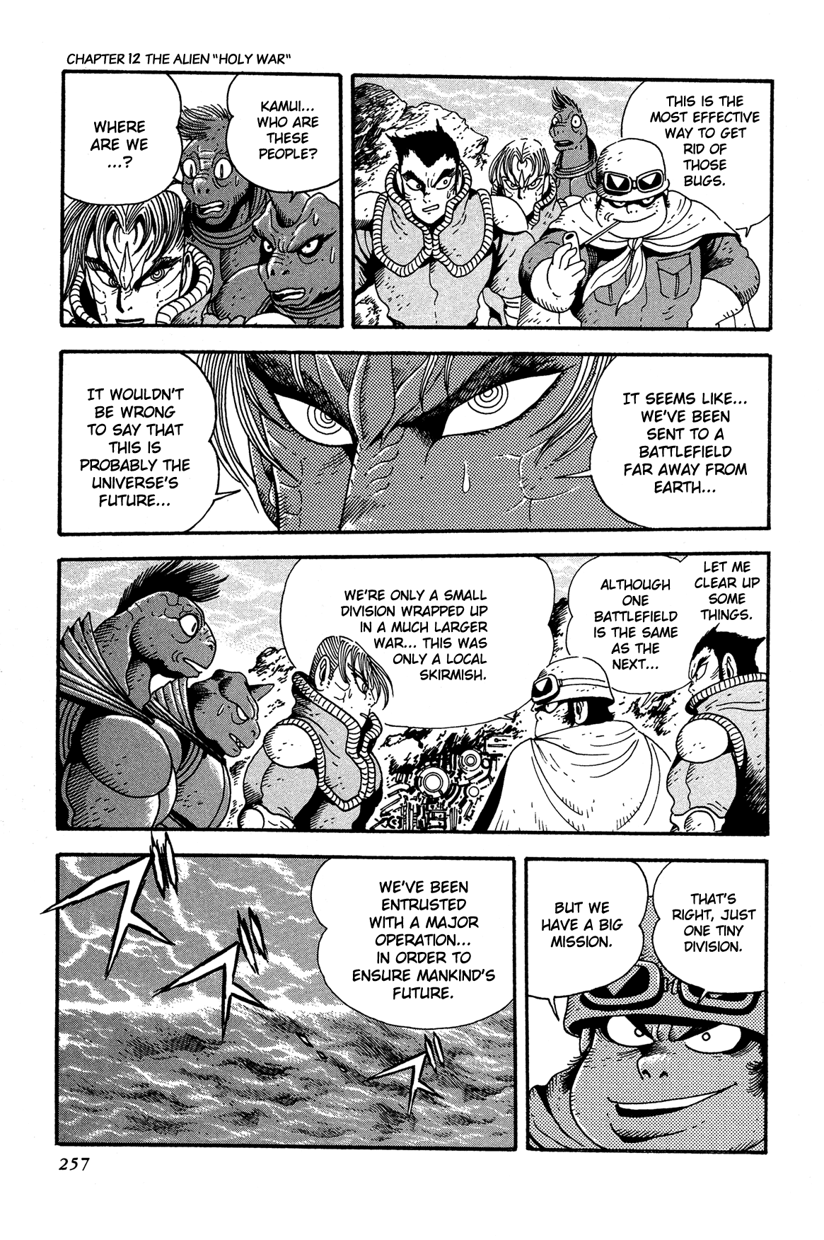 Getter Robo Arc Chapter 12.2 page 37 - Chapter 12 v2 : The Alien "Holy War"