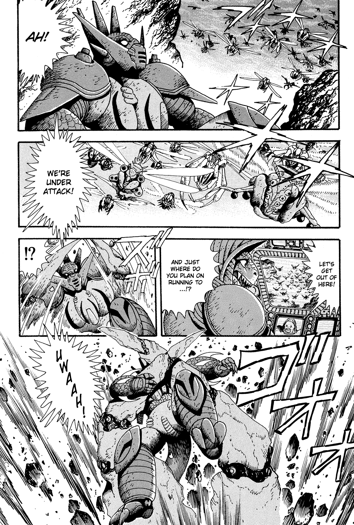Getter Robo Arc Chapter 12.2 page 8 - Chapter 12 v2 : The Alien "Holy War"