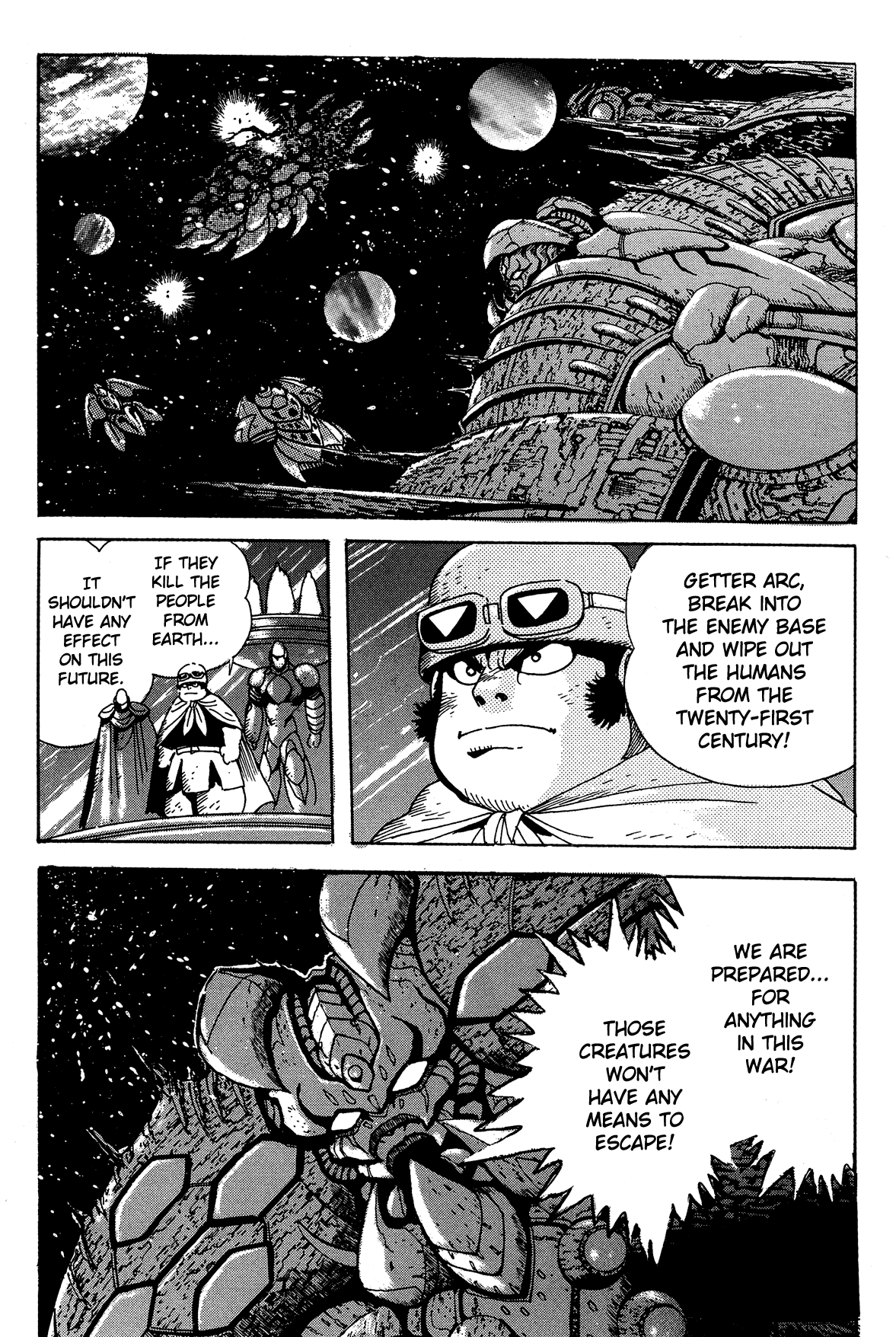 Getter Robo Arc Chapter 14.2 page 4 - Chapter 14 v2 : The Endless Battle [End]