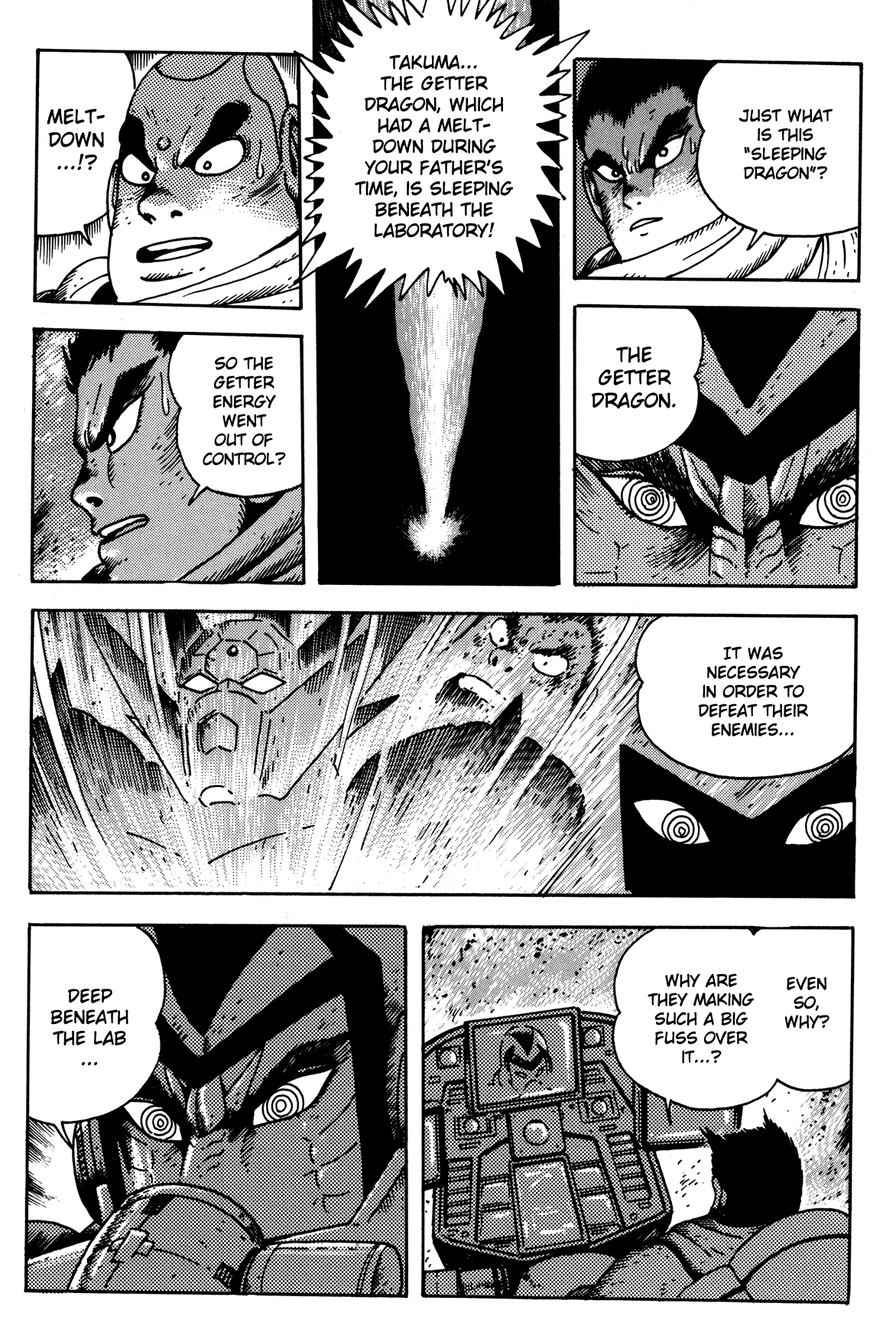 Getter Robo Arc Chapter 6.2 page 21 - Chapter 6 v2 : The Sleeper Beneath the Earth