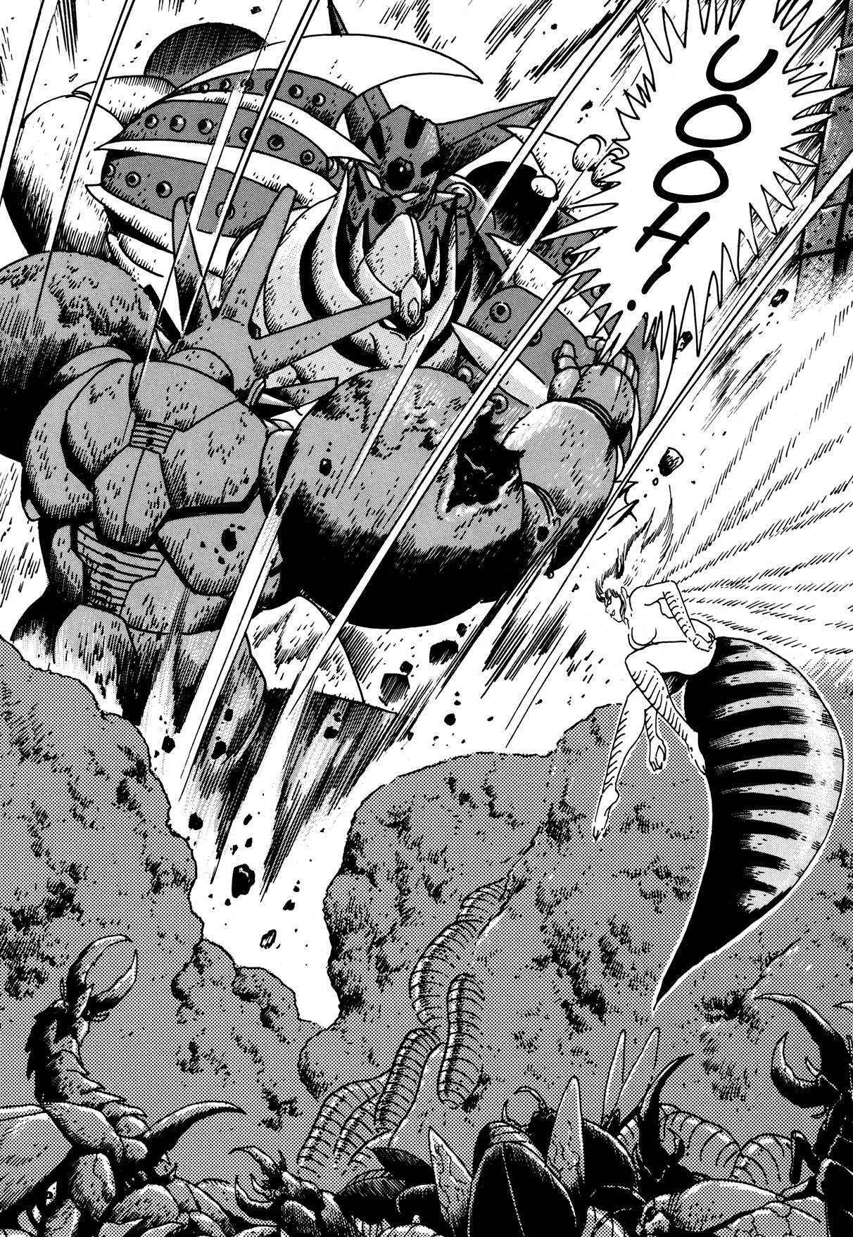 Getter Robo Arc Chapter 6.2 page 34 - Chapter 6 v2 : The Sleeper Beneath the Earth