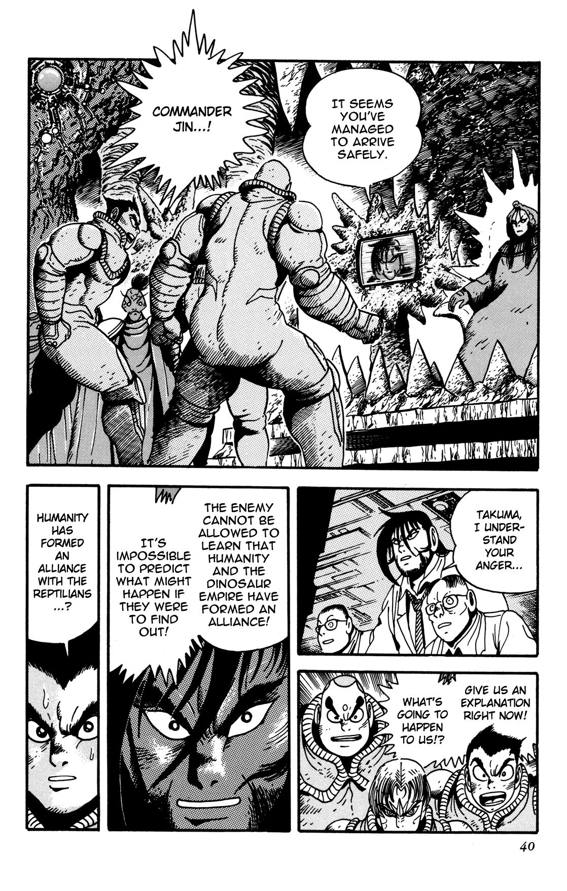 Getter Robo Arc Chapter 7.2 page 38 - Chapter 7 v2 : Descendants of the Dragon