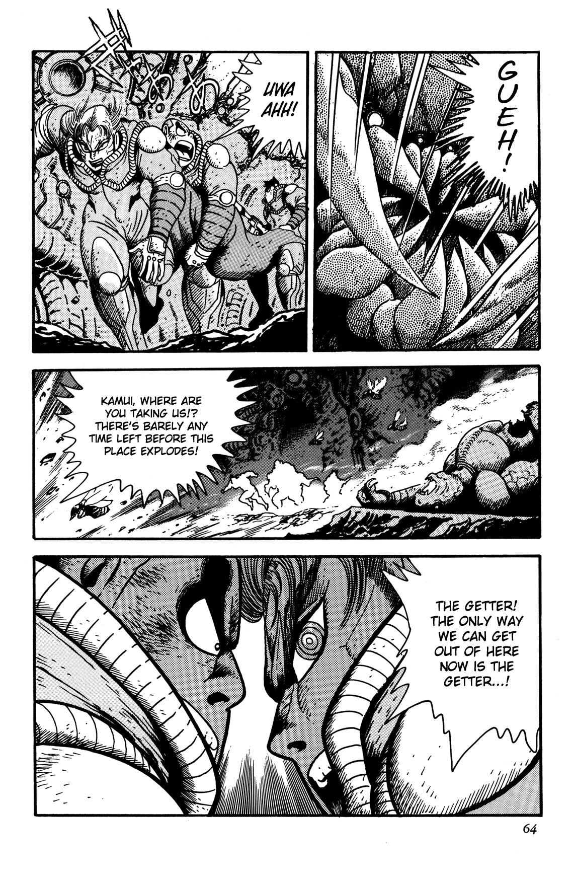 Getter Robo Arc Chapter 8.2 page 14 - Chapter 8 v2 : Fierce Battle Underground