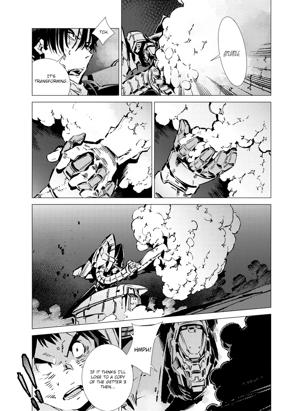 Getter Robo Devolution - Uchuu Saigo no 3-punkan Chapter 11 page 11 - Chapter 11: Three Hearts, One Justice