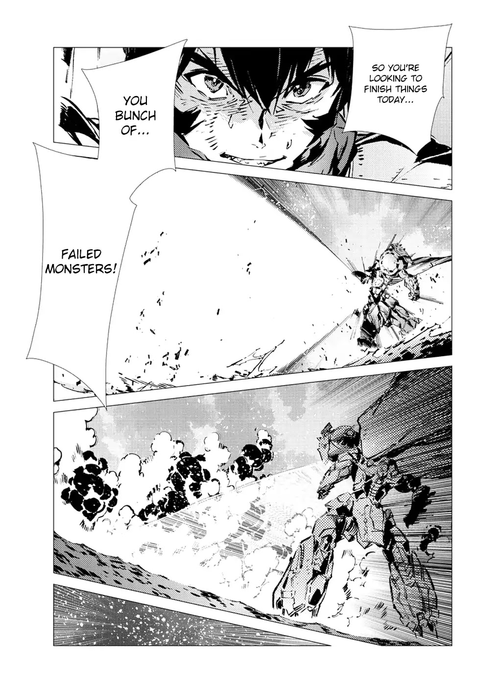 Getter Robo Devolution - Uchuu Saigo no 3-punkan Chapter 24 page 13 - Chapter 24: Evolution of the Suitable