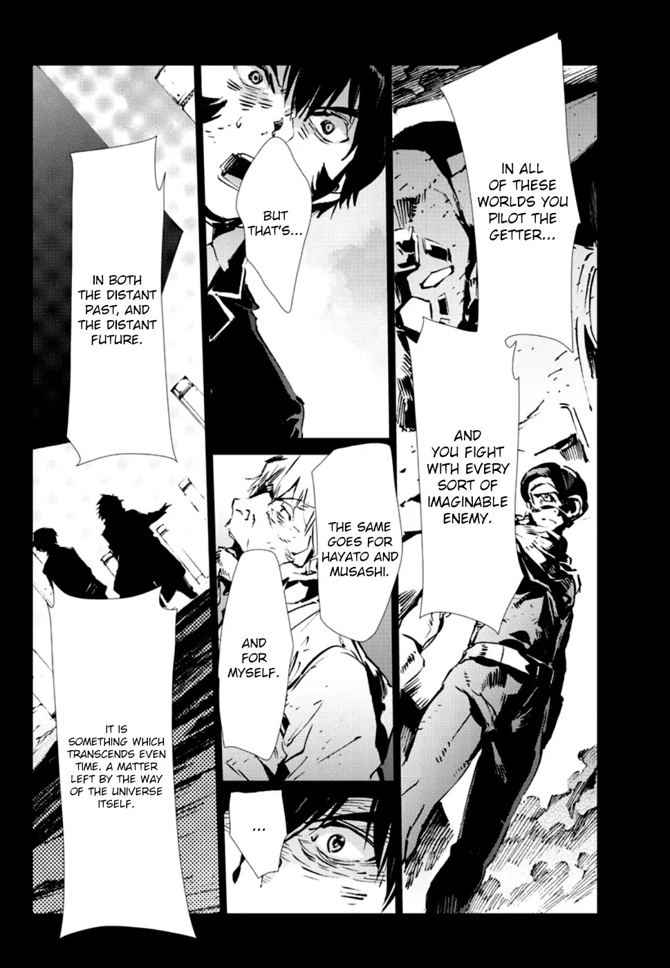 Getter Robo Devolution - Uchuu Saigo no 3-punkan Chapter 6 page 8 - Chapter 6: A Desolate Place