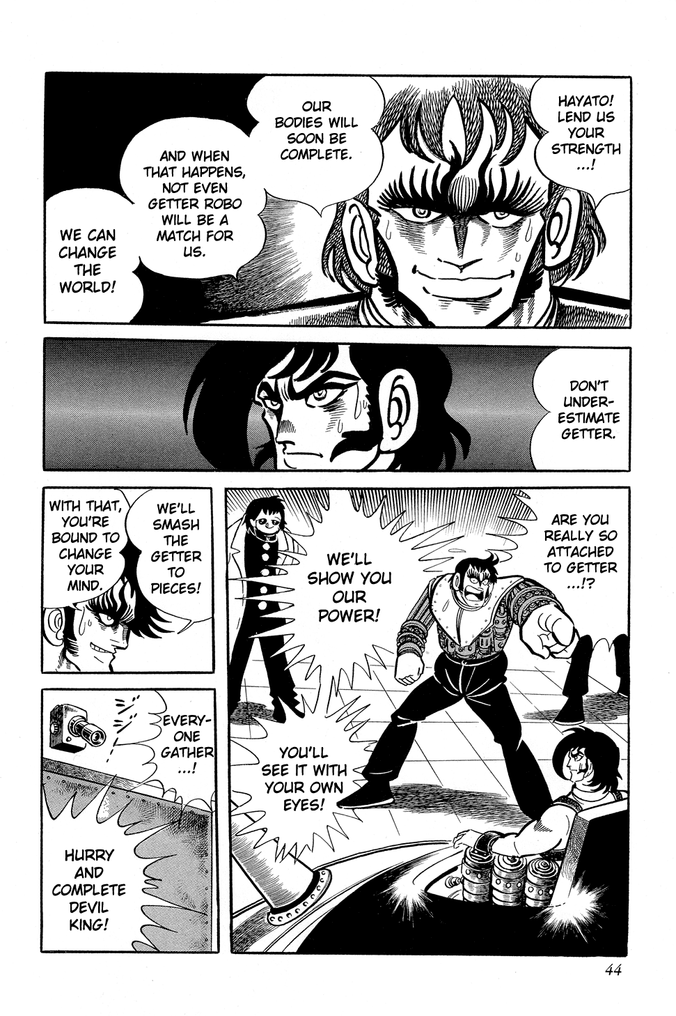 Getter Robo G Chapter 1.2 page 45 - Chapter 1 v2 : The Devil King's Challenge