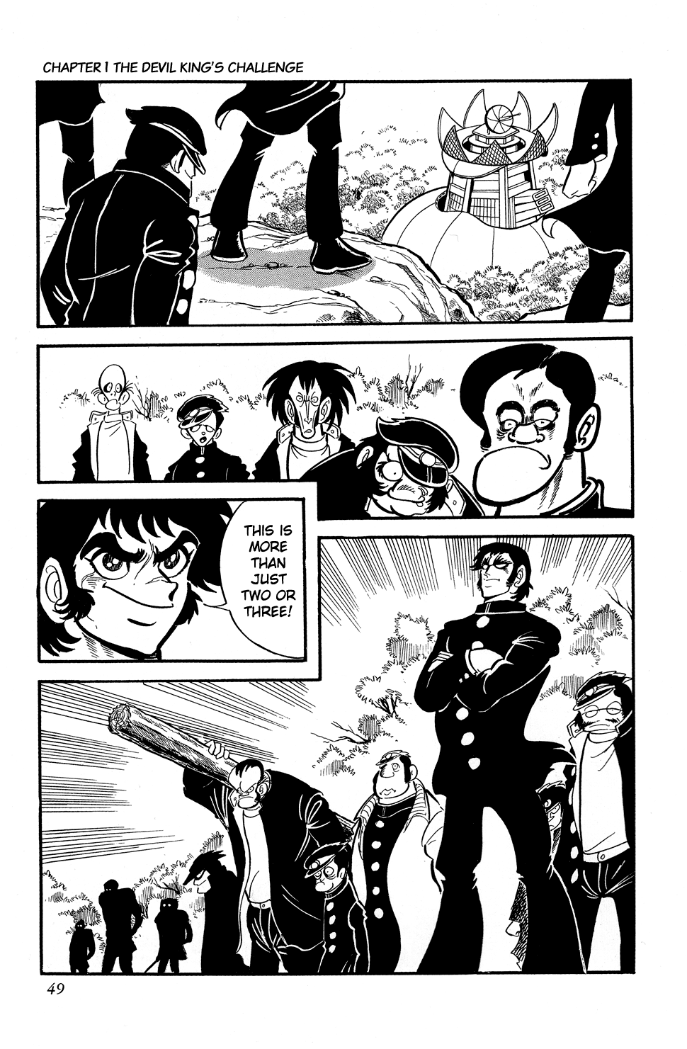 Getter Robo G Chapter 1.2 page 50 - Chapter 1 v2 : The Devil King's Challenge