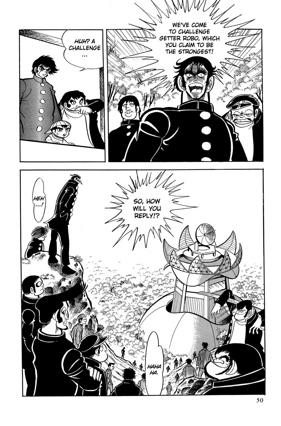 Getter Robo G Chapter 1.2 page 51 - Chapter 1 v2 : The Devil King's Challenge