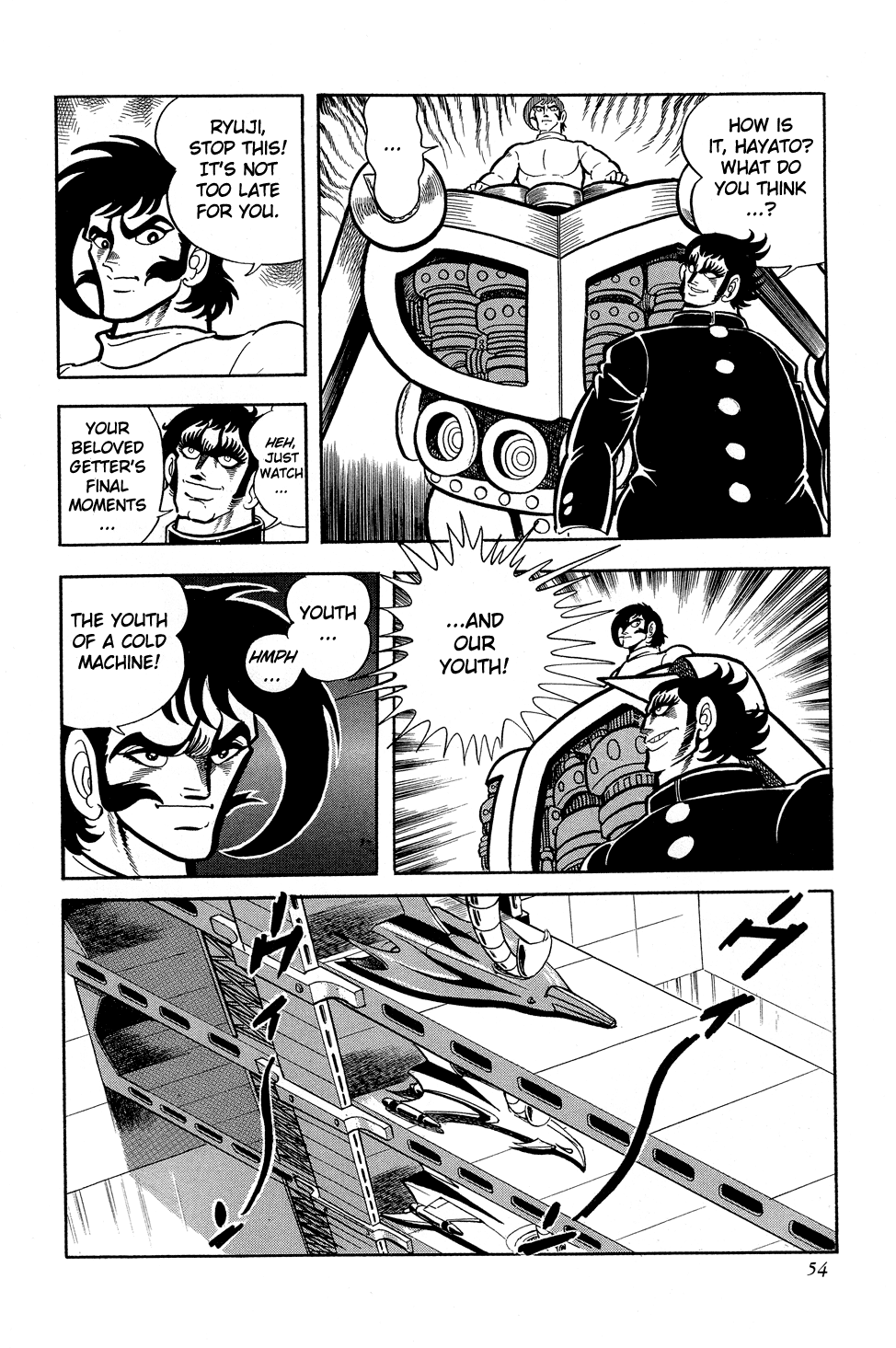 Getter Robo G Chapter 1.2 page 55 - Chapter 1 v2 : The Devil King's Challenge