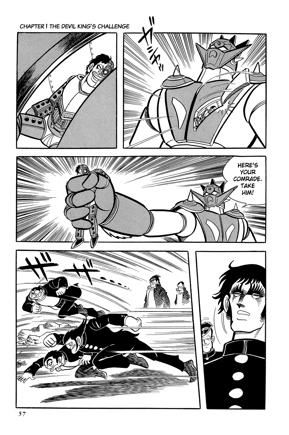 Getter Robo G Chapter 1.2 page 58 - Chapter 1 v2 : The Devil King's Challenge