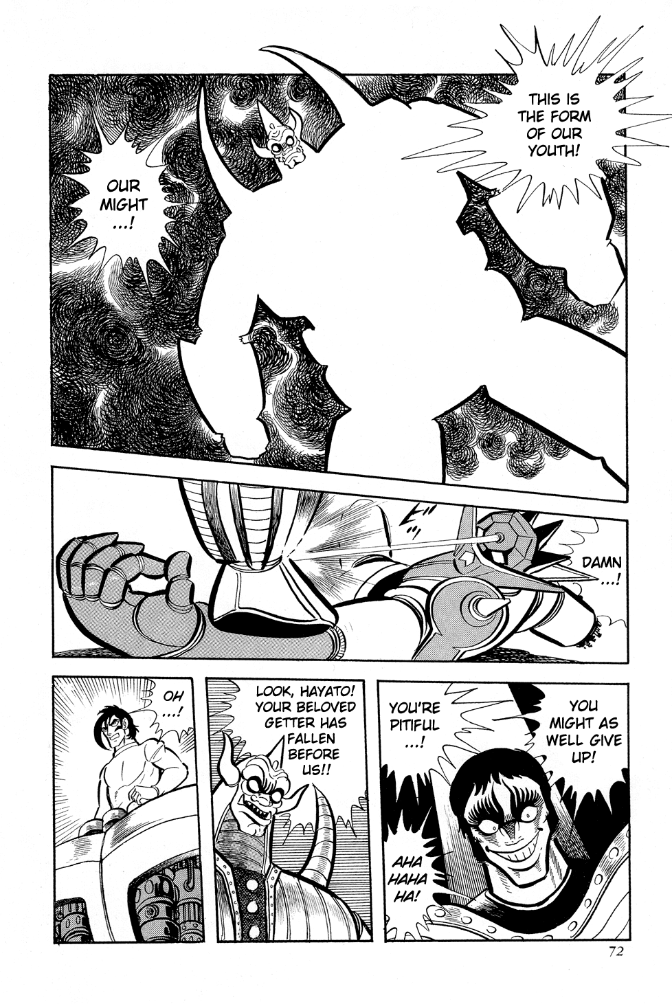 Getter Robo G Chapter 1.2 page 71 - Chapter 1 v2 : The Devil King's Challenge