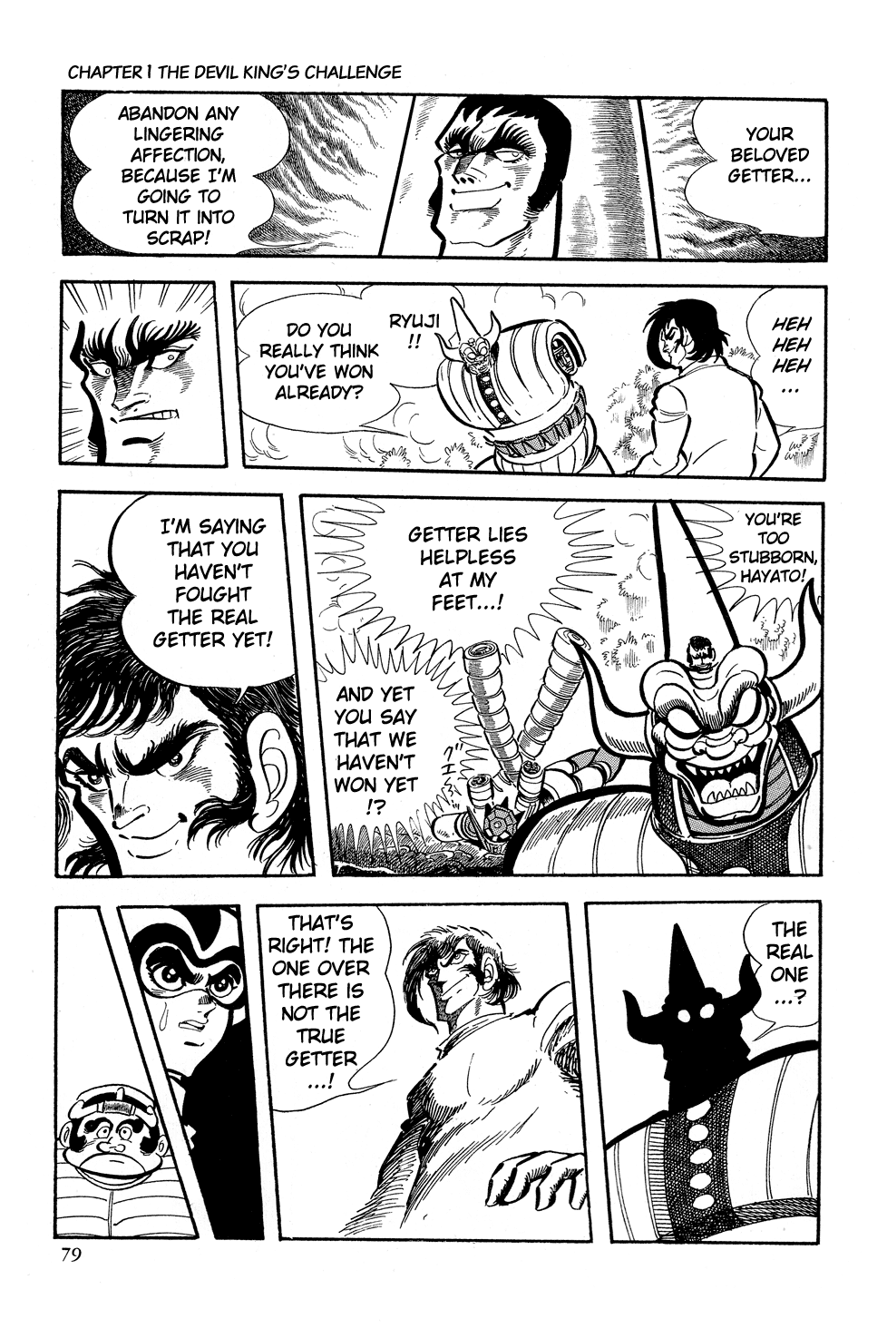 Getter Robo G Chapter 1.2 page 78 - Chapter 1 v2 : The Devil King's Challenge