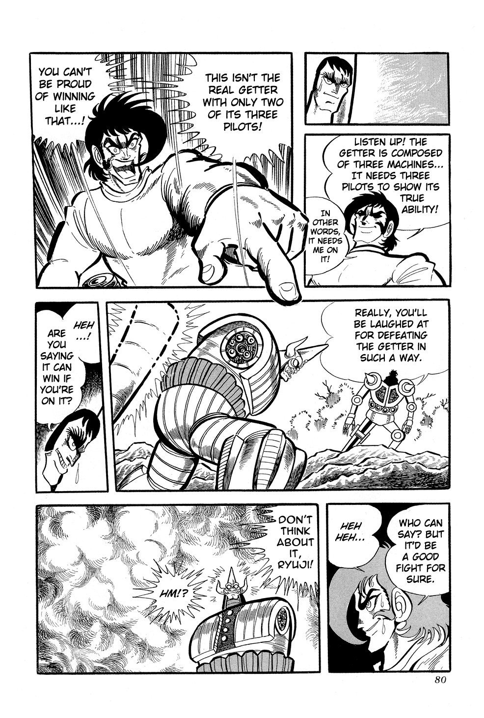 Getter Robo G Chapter 1.2 page 79 - Chapter 1 v2 : The Devil King's Challenge