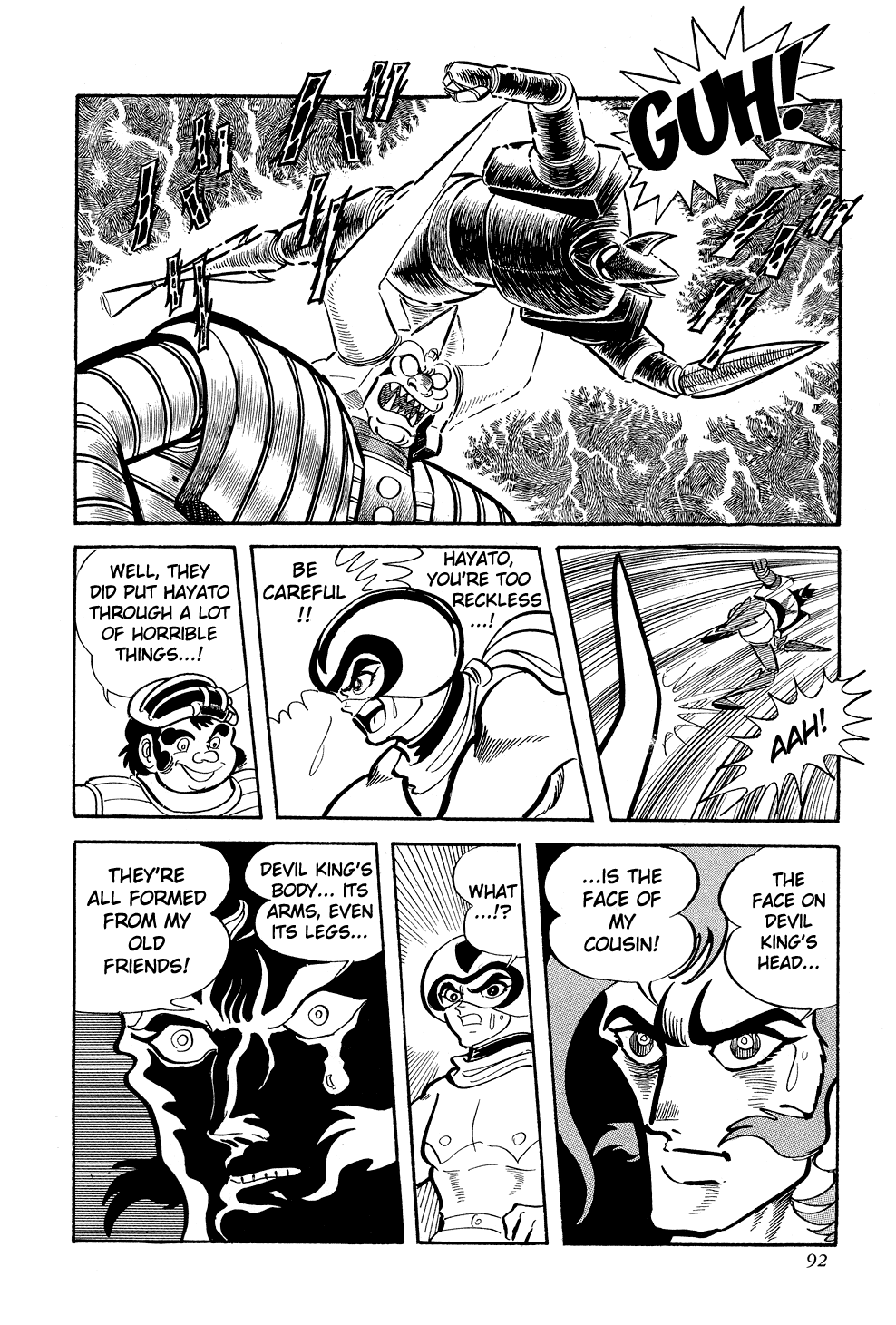 Getter Robo G Chapter 1.2 page 91 - Chapter 1 v2 : The Devil King's Challenge