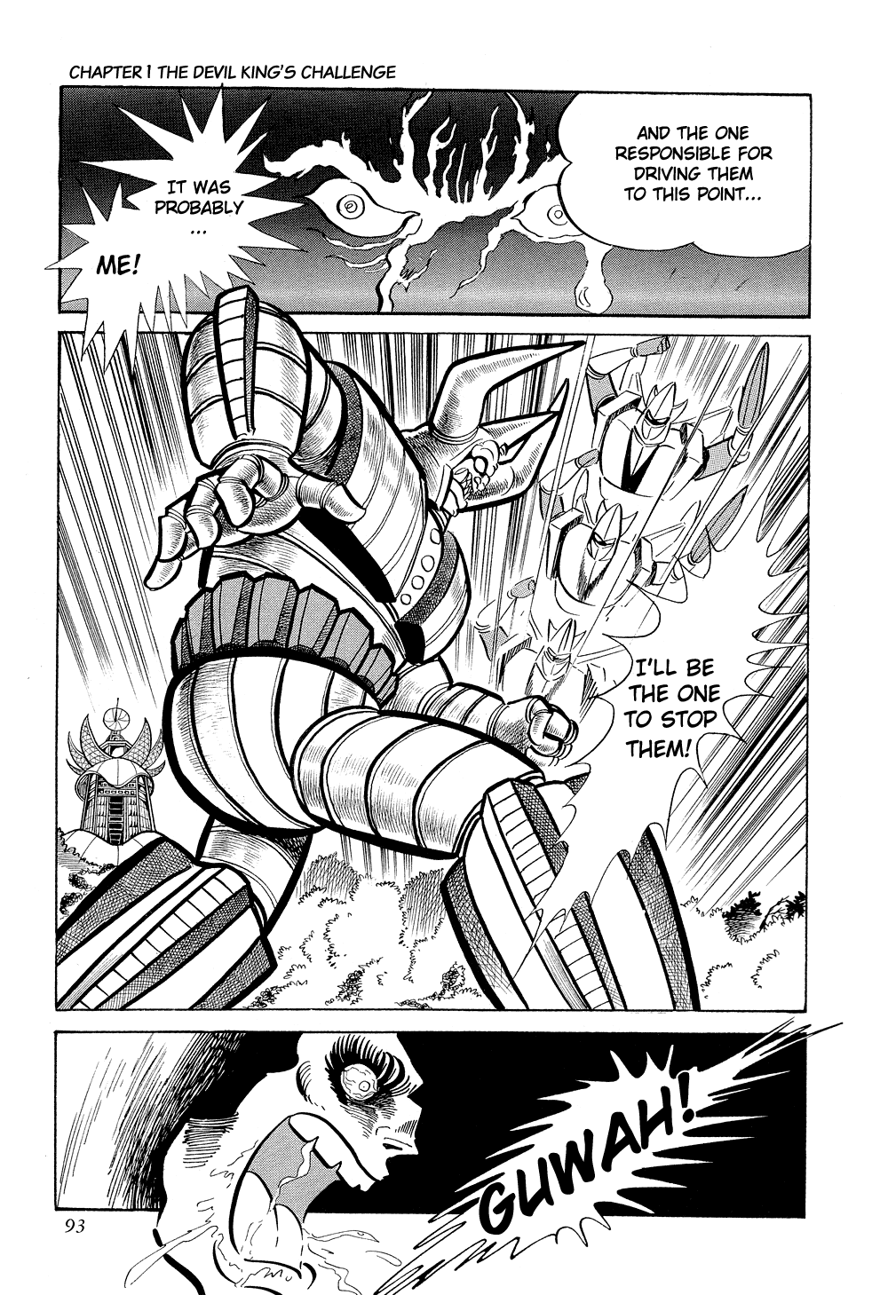 Getter Robo G Chapter 1.2 page 92 - Chapter 1 v2 : The Devil King's Challenge