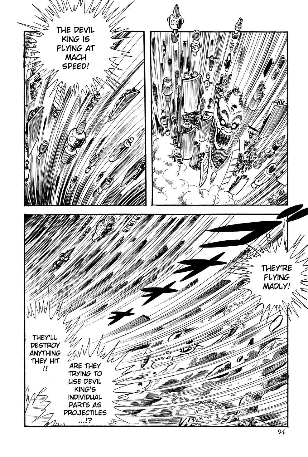 Getter Robo G Chapter 1.2 page 93 - Chapter 1 v2 : The Devil King's Challenge