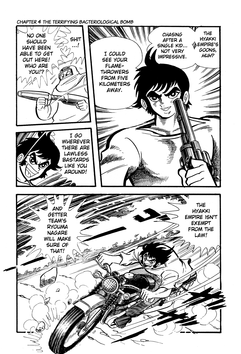 Getter Robo G Chapter 4.2 page 10 - Chapter 4 v2 : The Terrifying Bacteriological Bomb