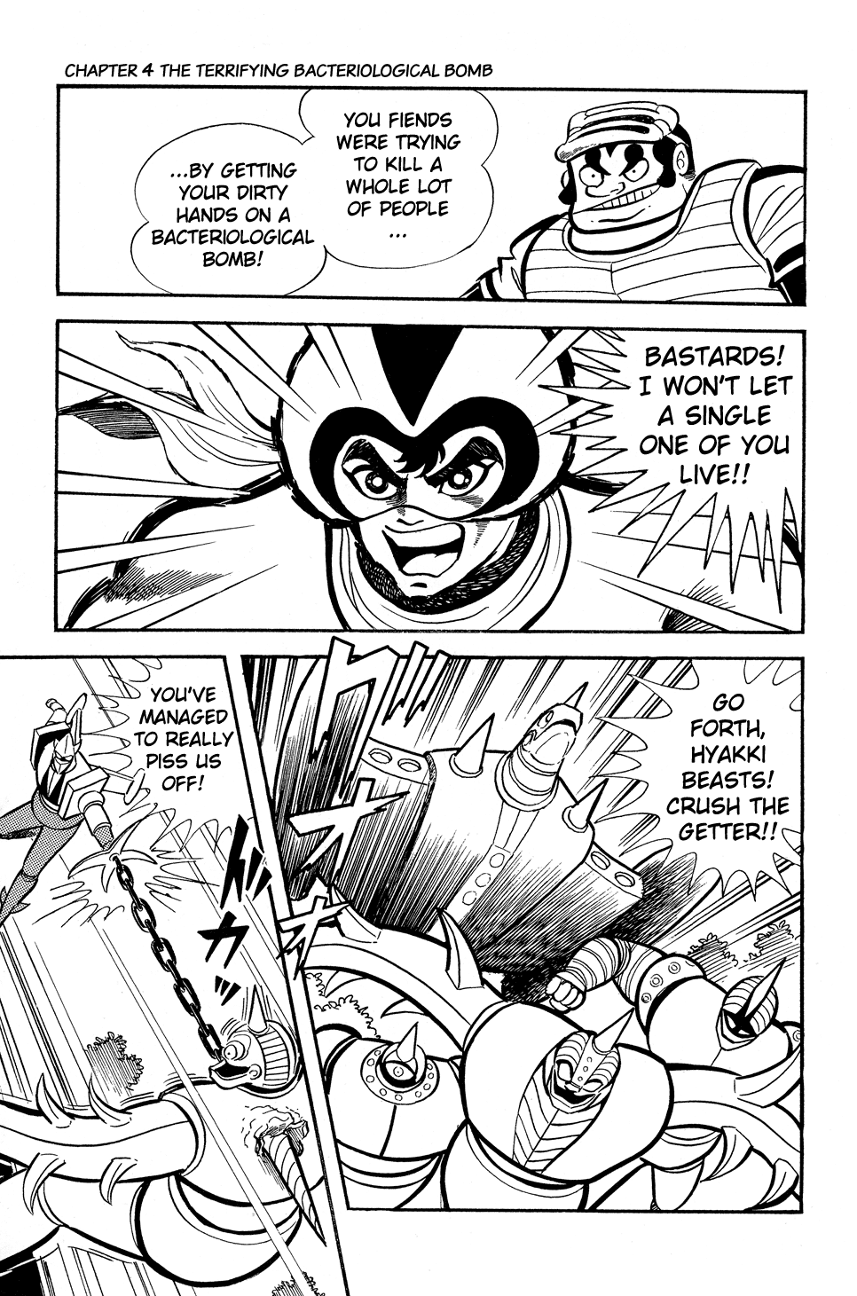 Getter Robo G Chapter 4.2 page 36 - Chapter 4 v2 : The Terrifying Bacteriological Bomb