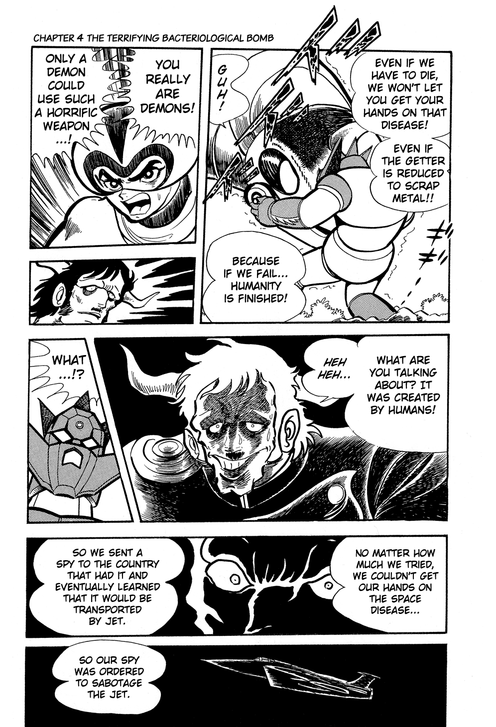 Getter Robo G Chapter 4.2 page 44 - Chapter 4 v2 : The Terrifying Bacteriological Bomb