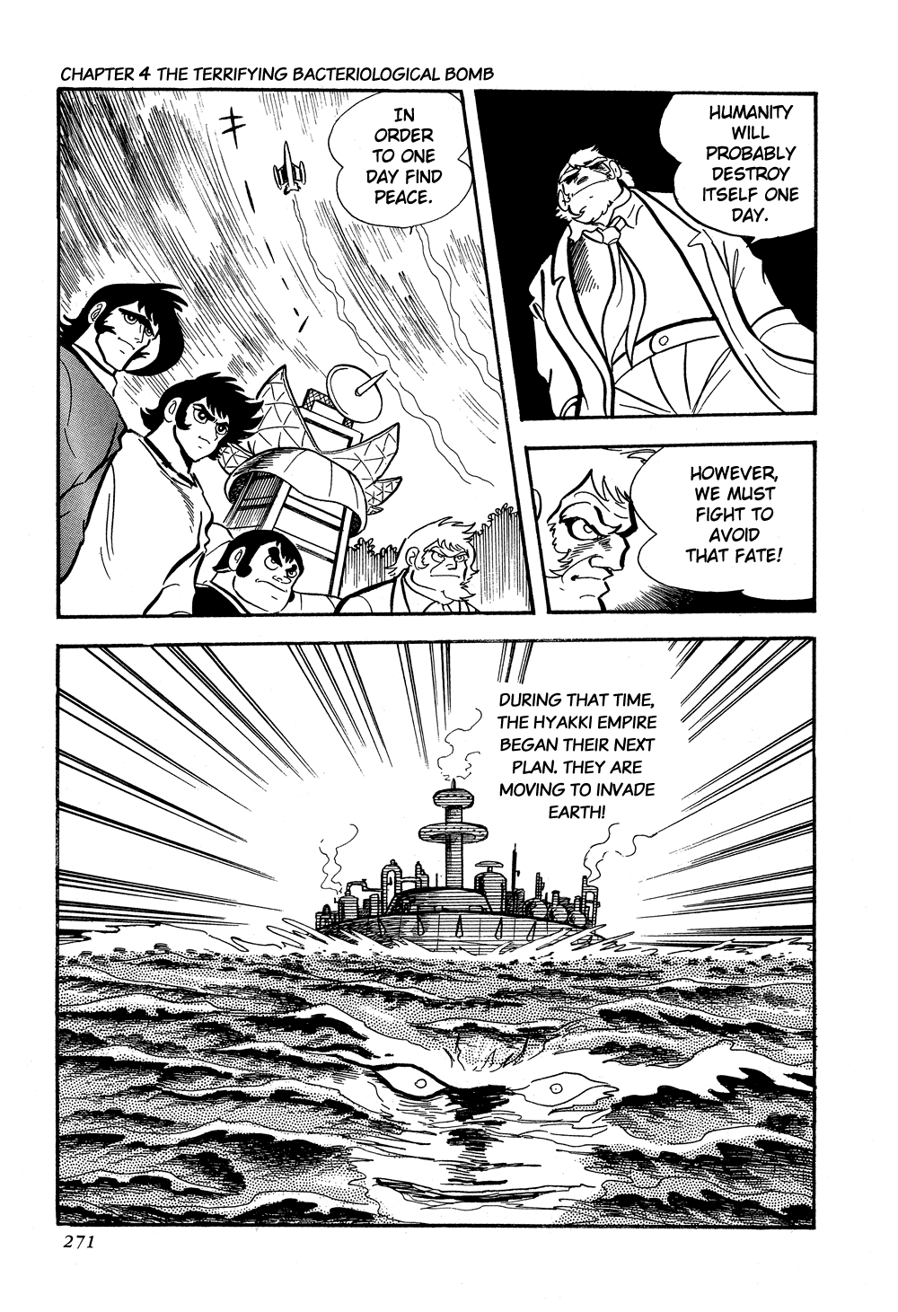 Getter Robo G Chapter 4.2 page 48 - Chapter 4 v2 : The Terrifying Bacteriological Bomb