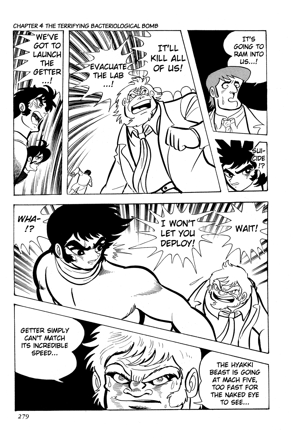 Getter Robo G Chapter 4.2 page 56 - Chapter 4 v2 : The Terrifying Bacteriological Bomb