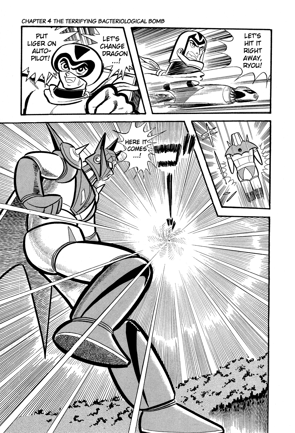 Getter Robo G Chapter 4.2 page 60 - Chapter 4 v2 : The Terrifying Bacteriological Bomb