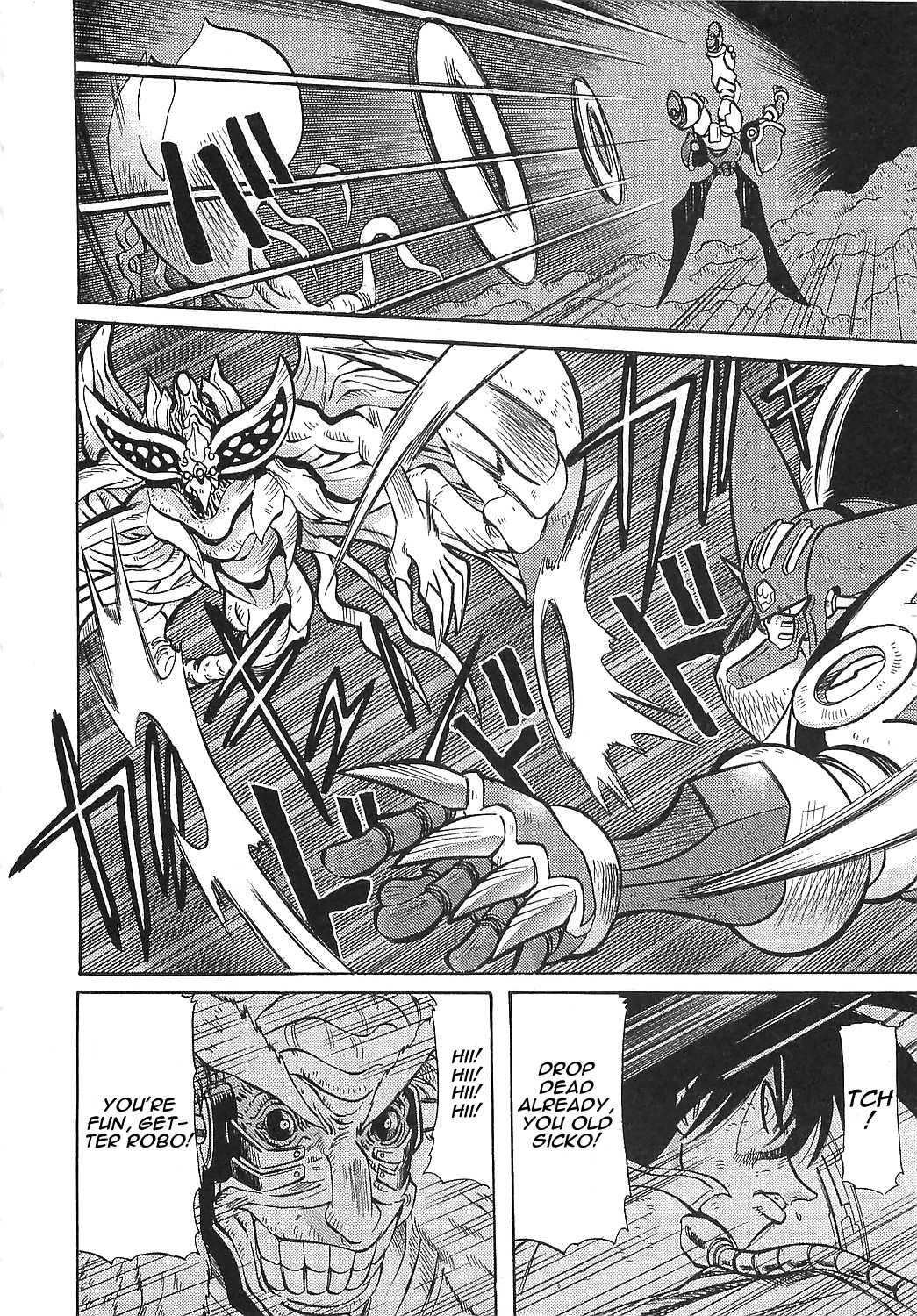 Getter Robo Hien - The Earth Suicide Chapter 14 page 18 - Chapter 14: The Awakening of Getter Gaia