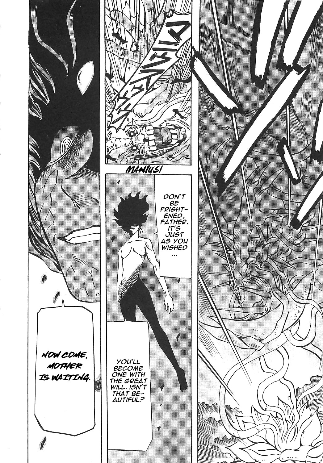 Getter Robo Hien - The Earth Suicide Chapter 14 page 22 - Chapter 14: The Awakening of Getter Gaia