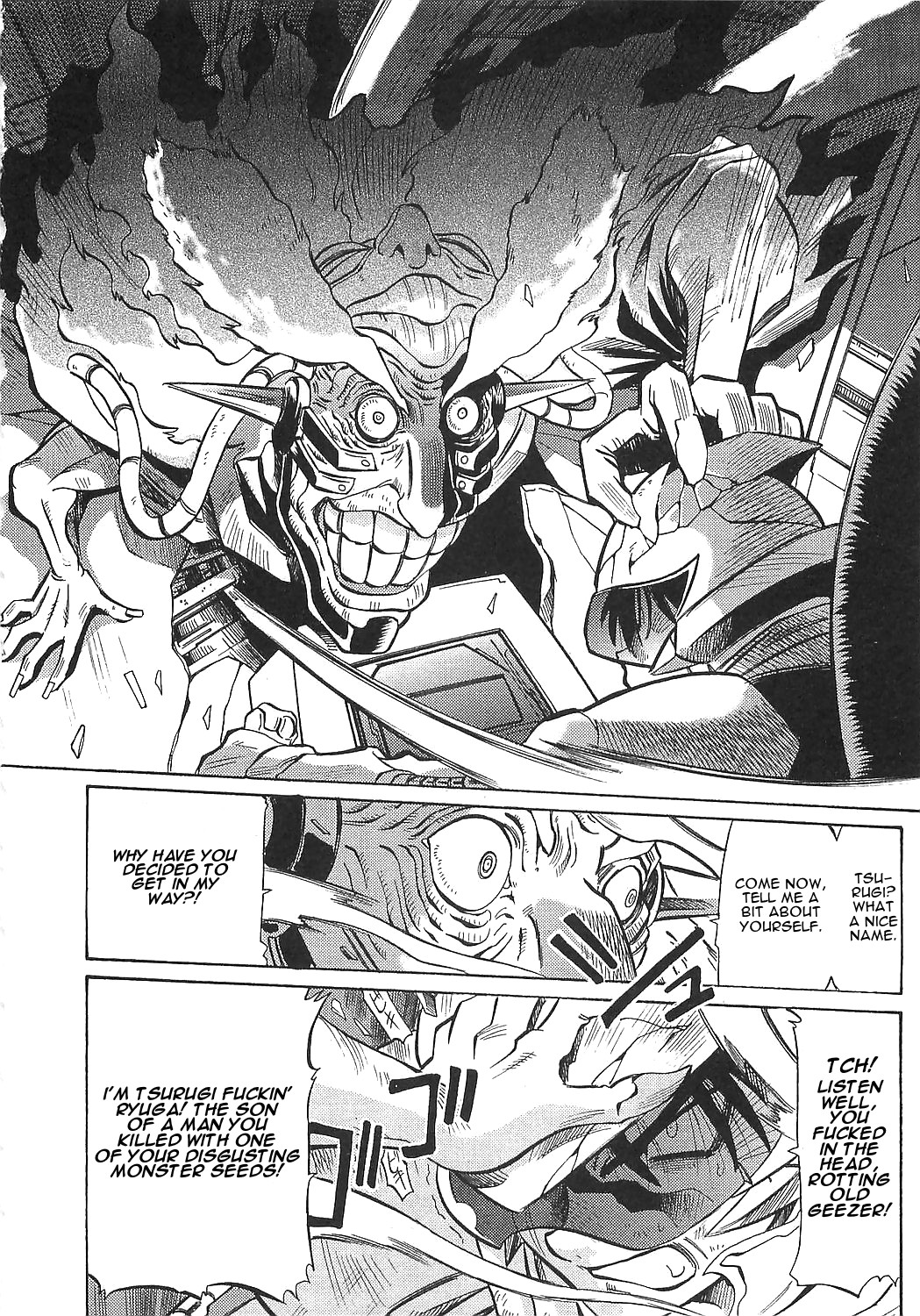 Getter Robo Hien - The Earth Suicide Chapter 14 page 4 - Chapter 14: The Awakening of Getter Gaia
