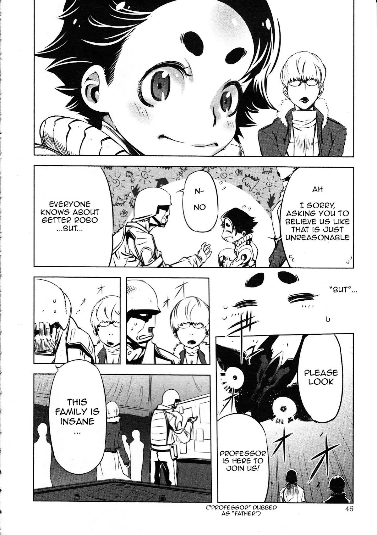 Getter Robo High Chapter 2 page 12 - Chapter 2