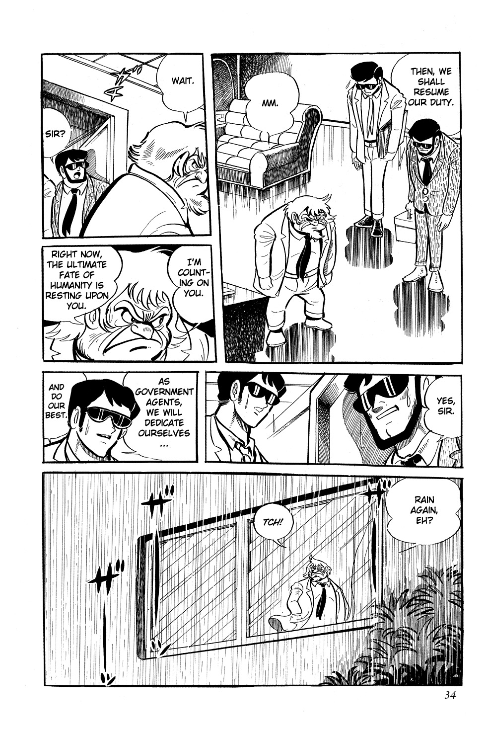 Getter Robo Chapter 1 page 6 - Chapter 1: Man Hunt