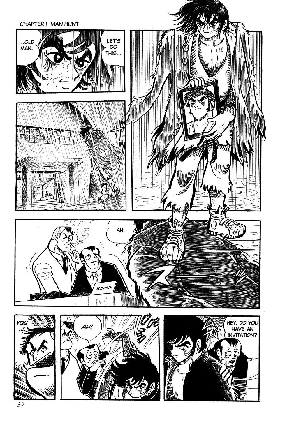 Getter Robo Chapter 1 page 9 - Chapter 1: Man Hunt