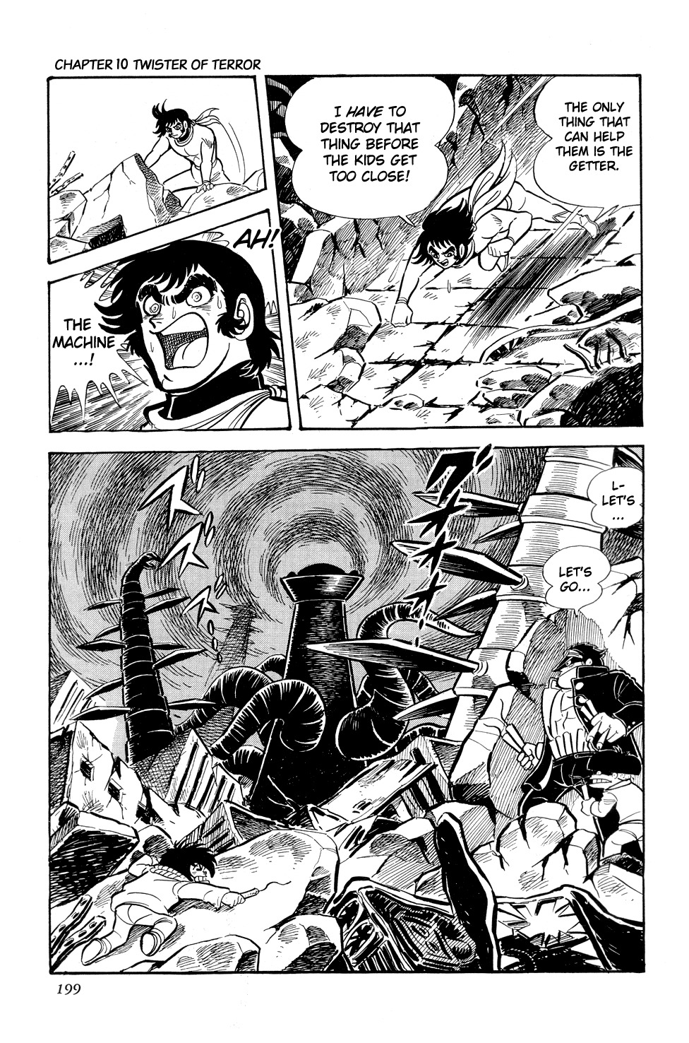 Getter Robo Chapter 10 page 39 - Chapter 10: Twister of Terror