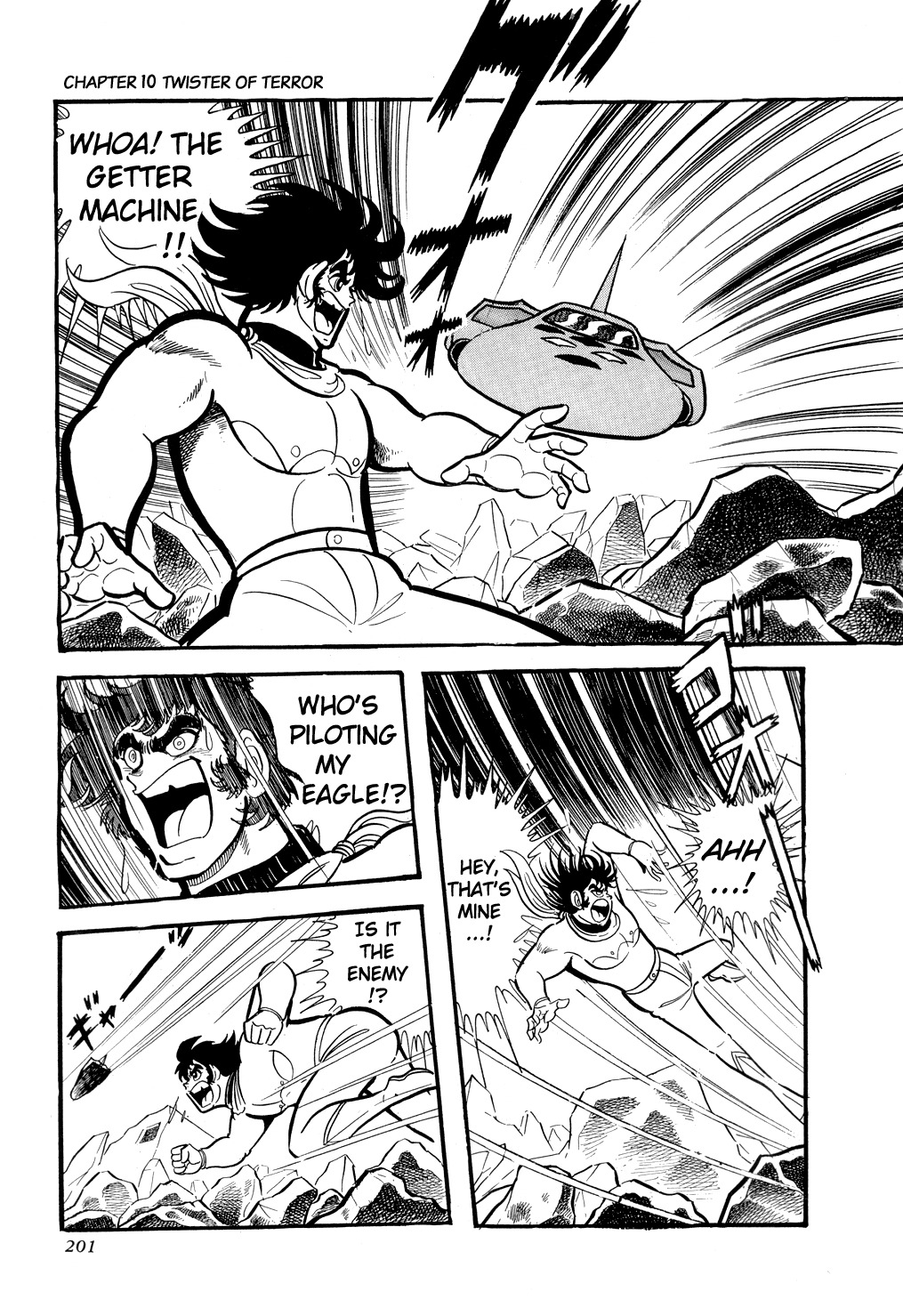 Getter Robo Chapter 10 page 41 - Chapter 10: Twister of Terror