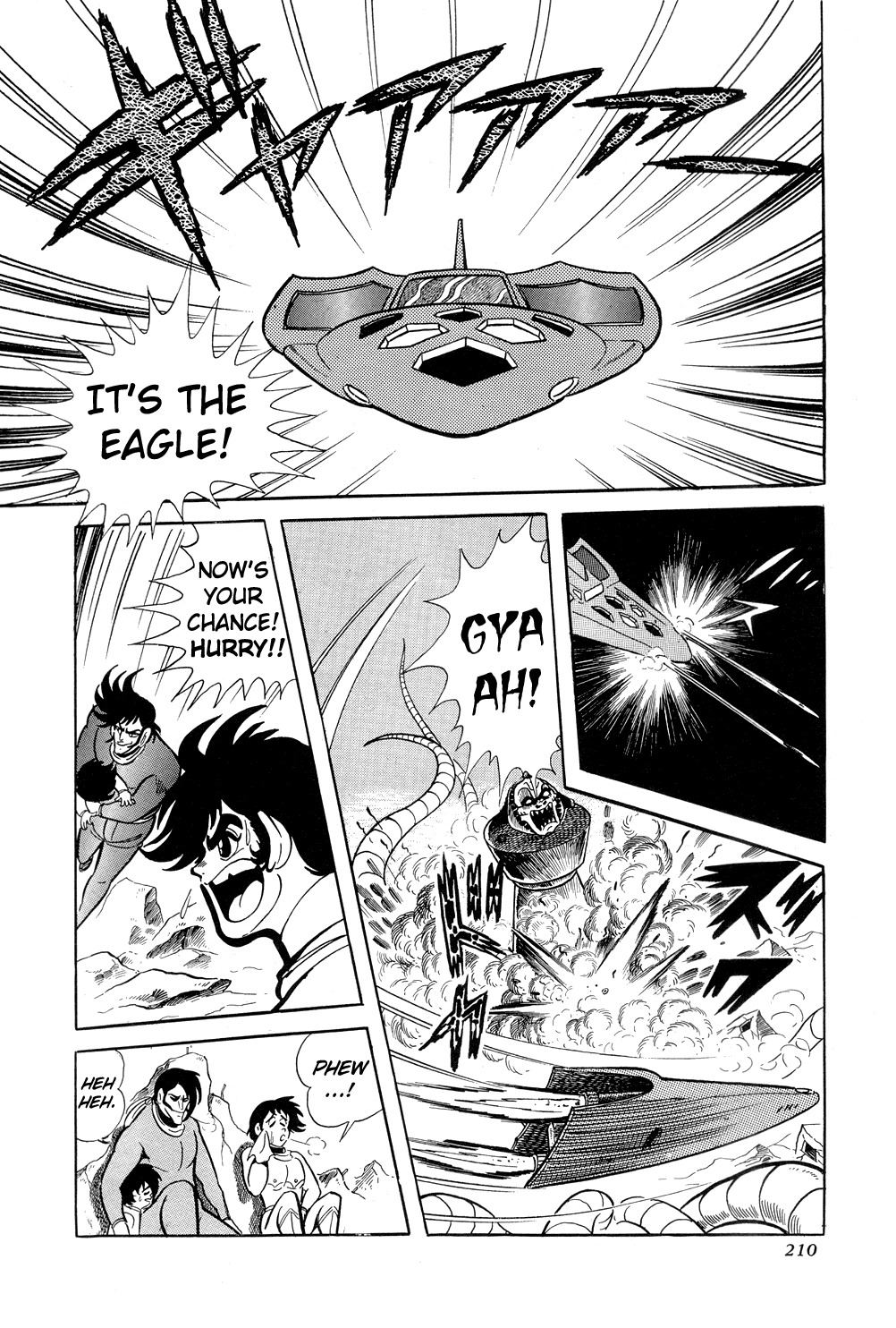 Getter Robo Chapter 10 page 50 - Chapter 10: Twister of Terror