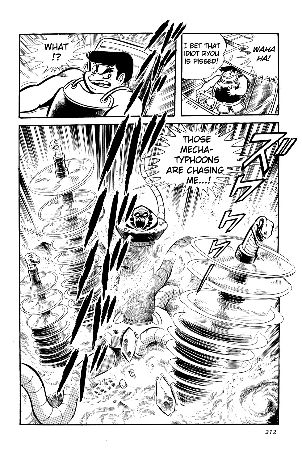 Getter Robo Chapter 10 page 52 - Chapter 10: Twister of Terror