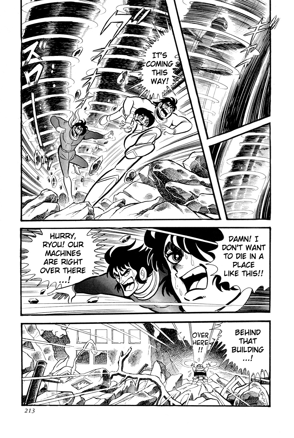 Getter Robo Chapter 10 page 53 - Chapter 10: Twister of Terror
