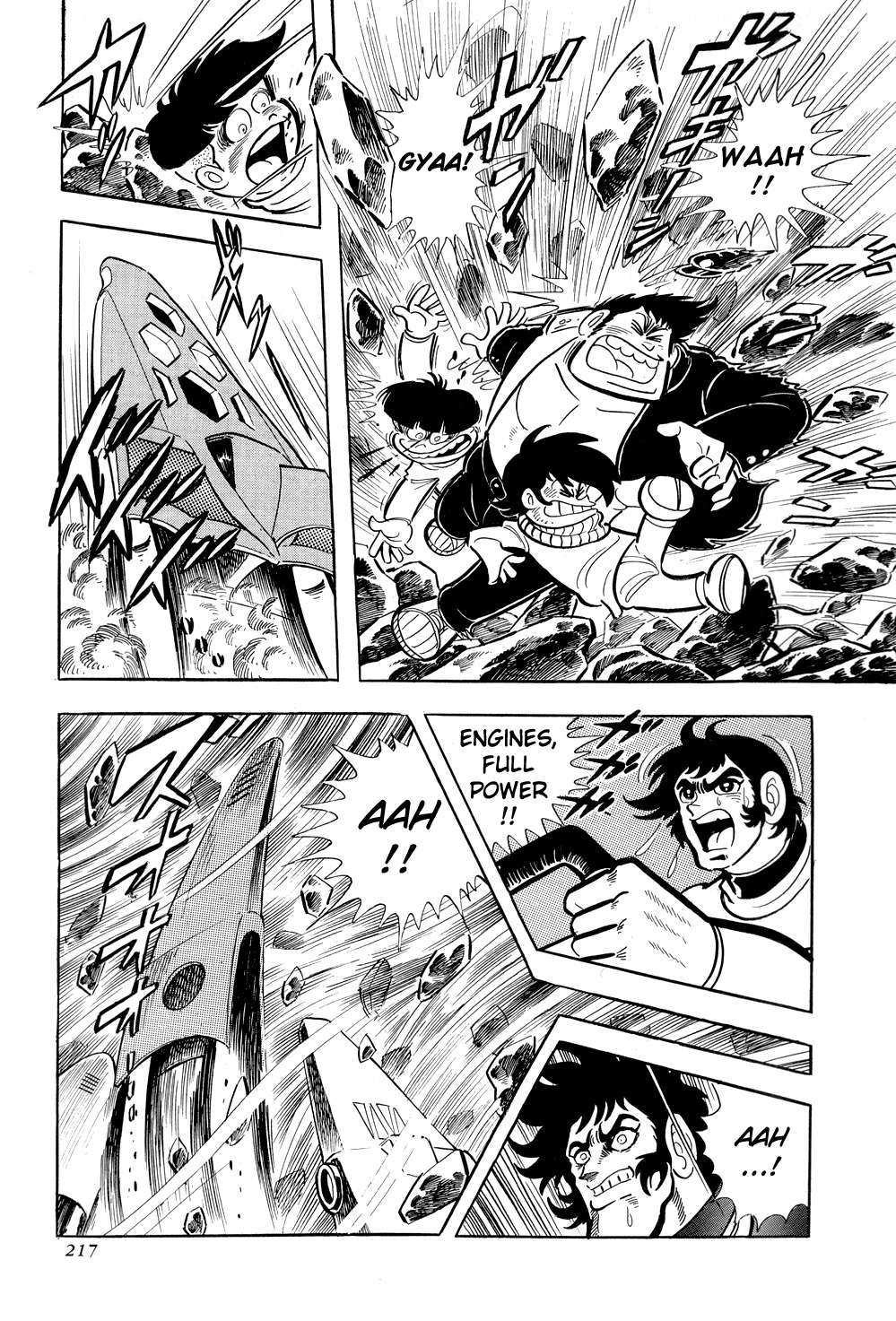 Getter Robo Chapter 10 page 57 - Chapter 10: Twister of Terror