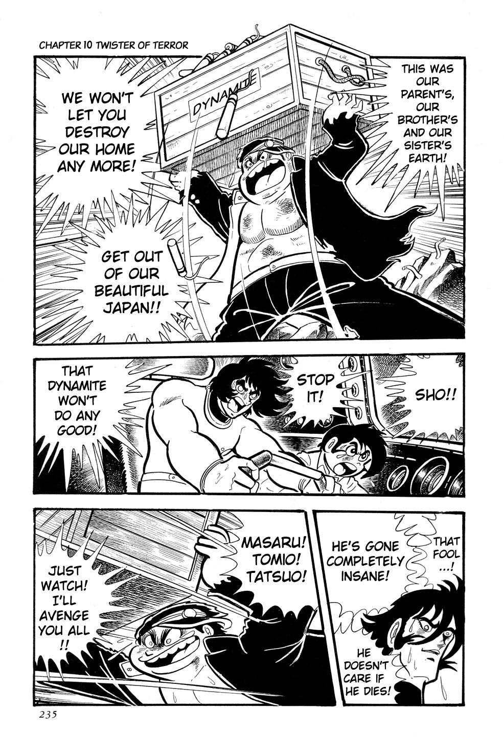 Getter Robo Chapter 10 page 75 - Chapter 10: Twister of Terror