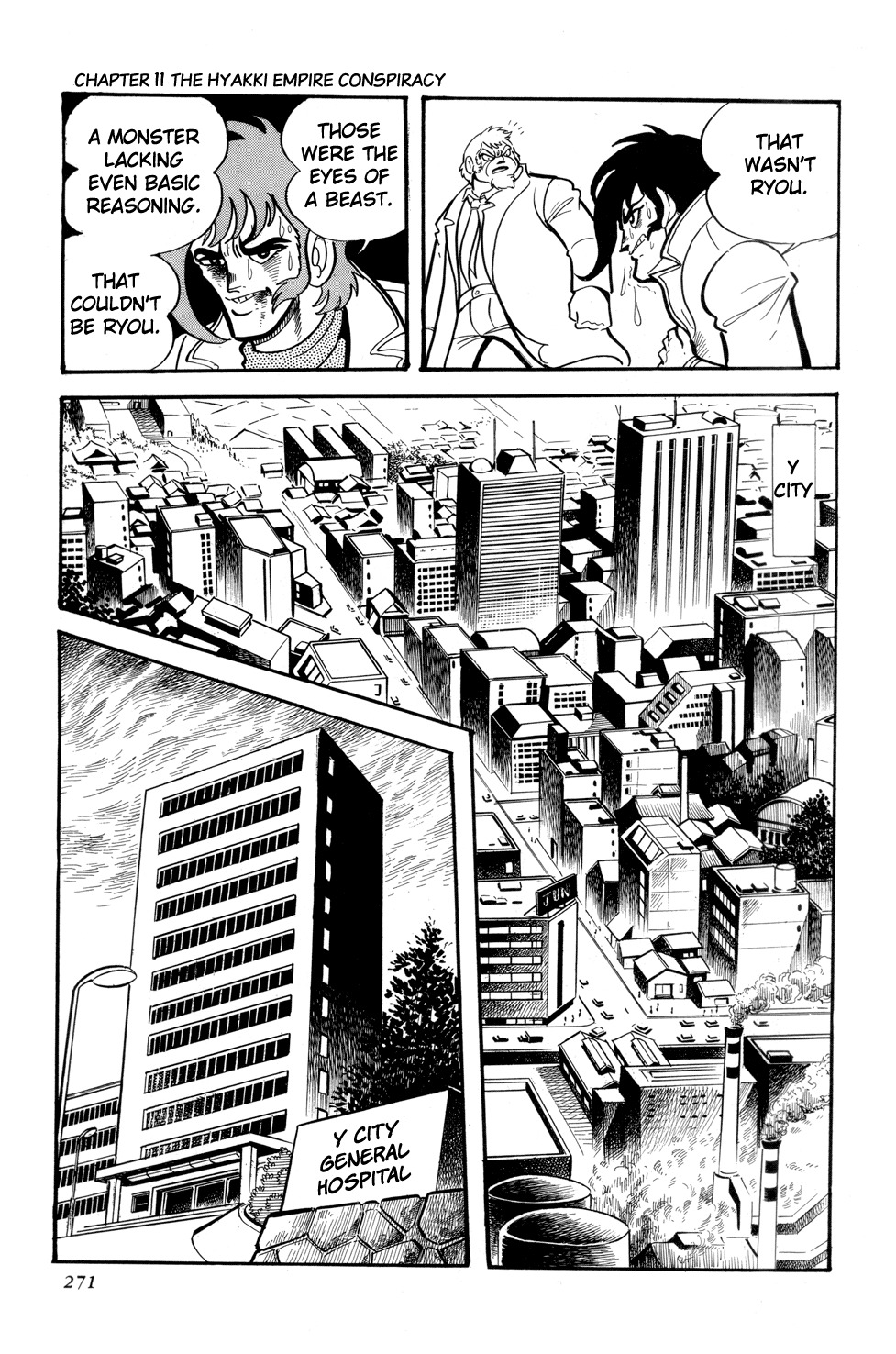 Getter Robo Chapter 11 page 24 - Chapter 11: The Hyakki Empire Conspiracy