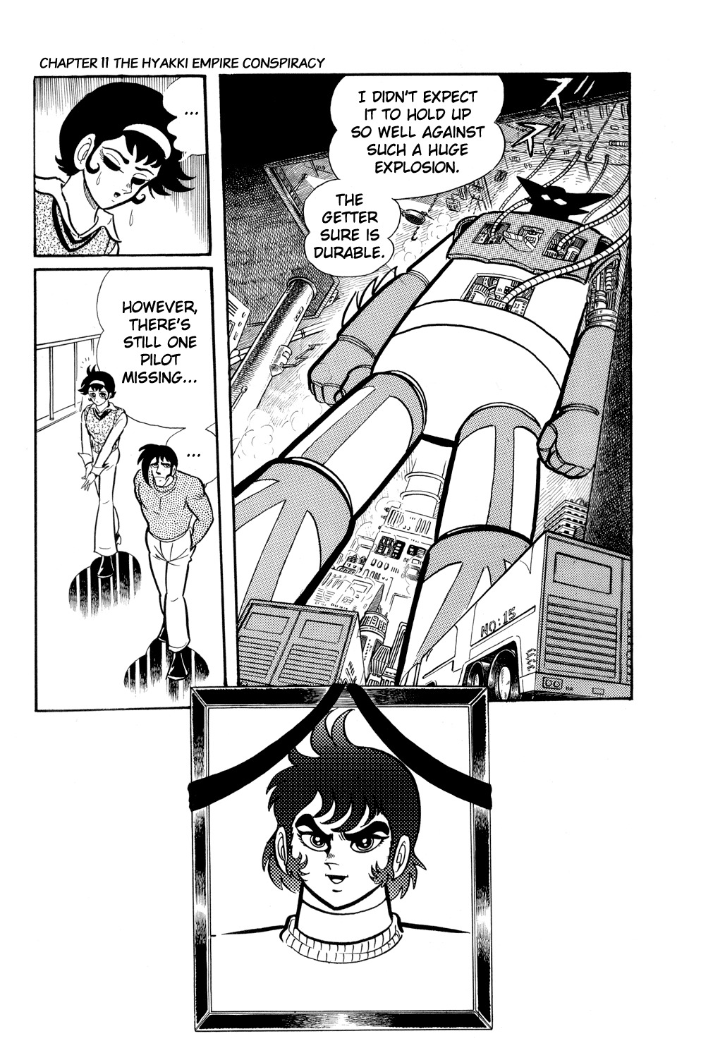 Getter Robo Chapter 11 page 4 - Chapter 11: The Hyakki Empire Conspiracy