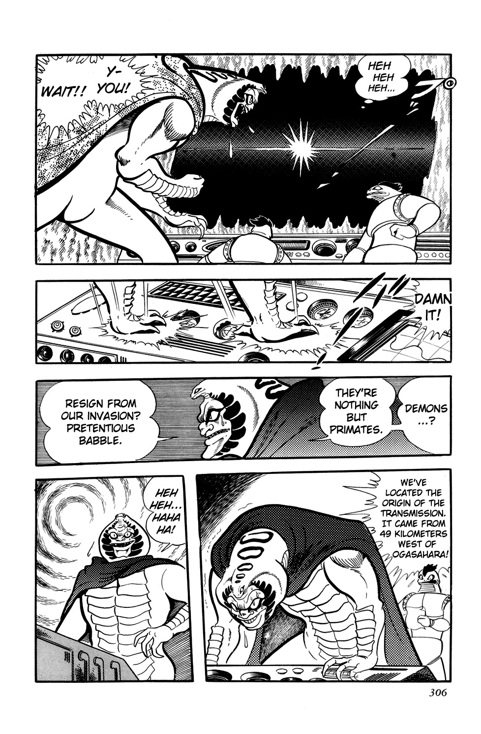 Getter Robo Chapter 11 page 58 - Chapter 11: The Hyakki Empire Conspiracy