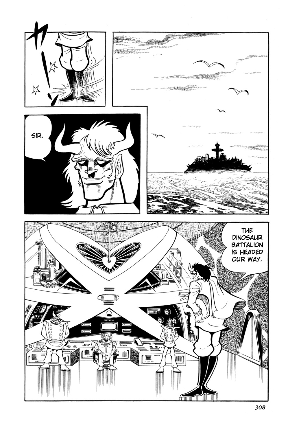 Getter Robo Chapter 11 page 60 - Chapter 11: The Hyakki Empire Conspiracy