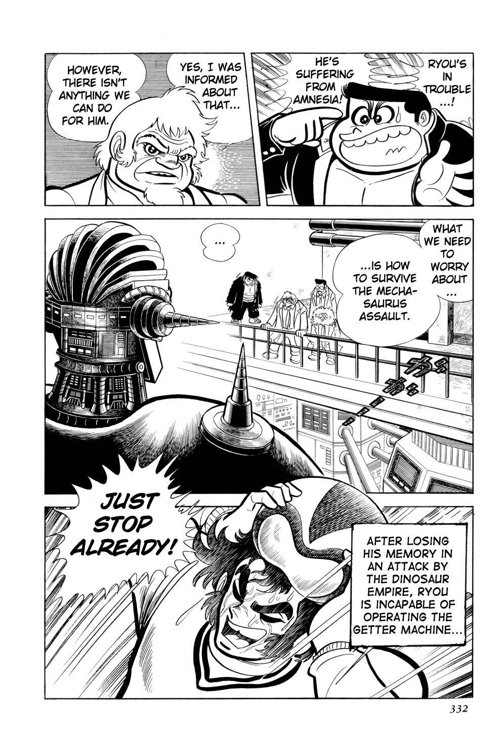 Getter Robo Chapter 12 page 10 - Chapter 12: Rebirth!! A New Getter Robo