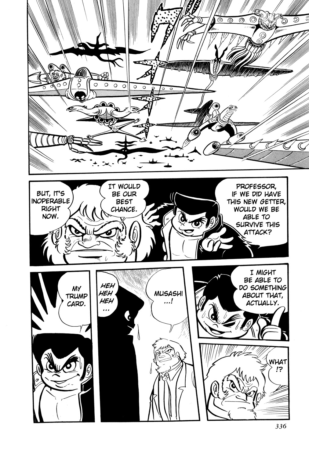 Getter Robo Chapter 12 page 14 - Chapter 12: Rebirth!! A New Getter Robo