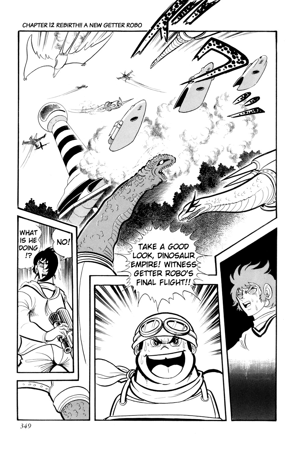 Getter Robo Chapter 12 page 27 - Chapter 12: Rebirth!! A New Getter Robo