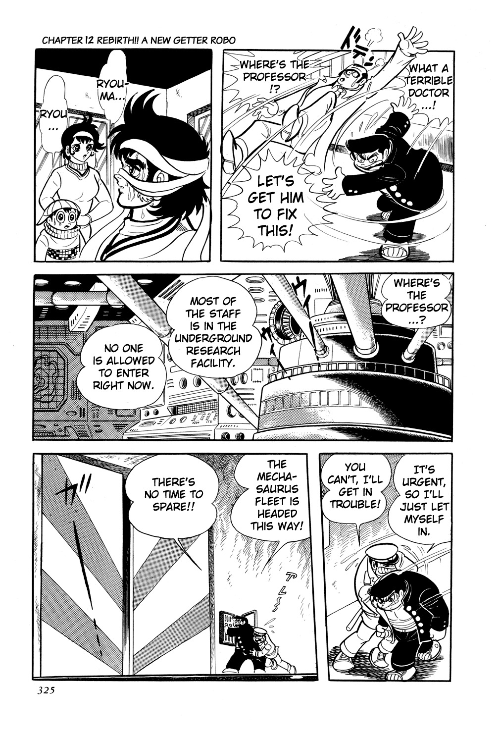 Getter Robo Chapter 12 page 3 - Chapter 12: Rebirth!! A New Getter Robo