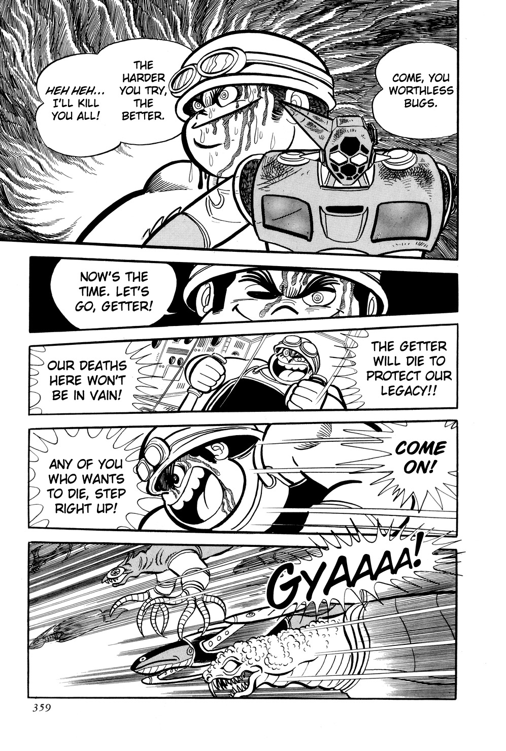 Getter Robo Chapter 12 page 36 - Chapter 12: Rebirth!! A New Getter Robo