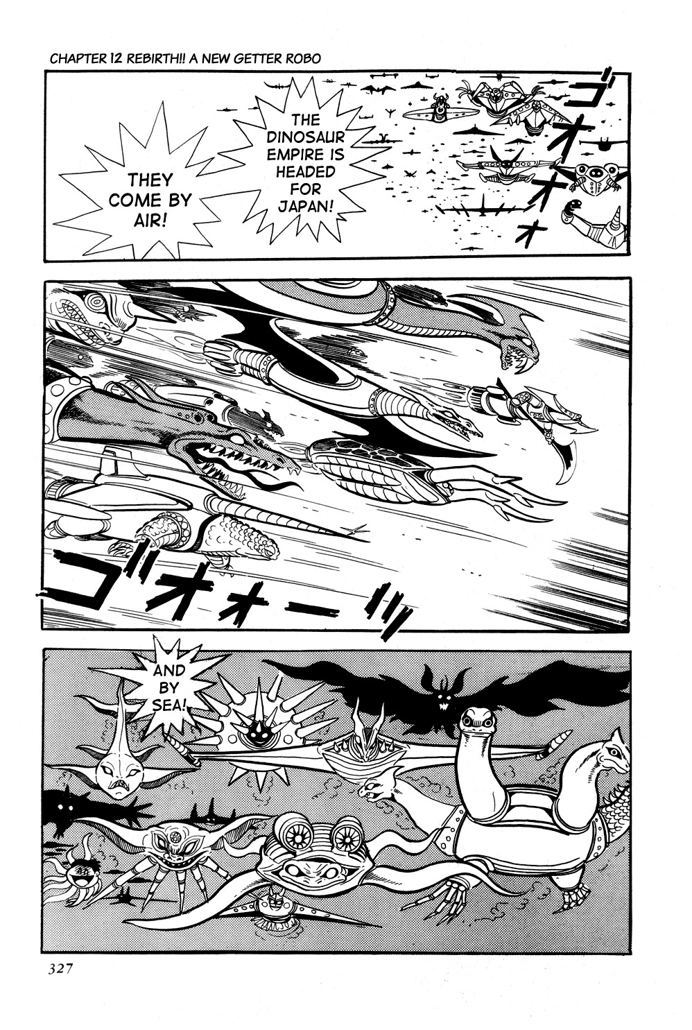 Getter Robo Chapter 12 page 5 - Chapter 12: Rebirth!! A New Getter Robo
